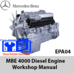 Mercedes MBE 4000 Diesel Engine Workshop Manual (EPA04)