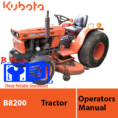 Kubota B6200HST , B7200HST Tractors Operators Manual