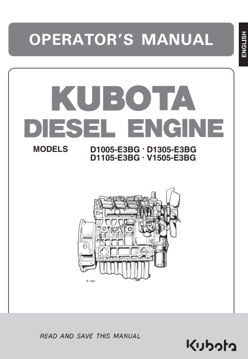 kubota d1305 service manual