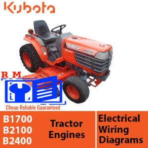 Kubota B1700, B2100, B2400 Engines Electrical Wiring Diagrams