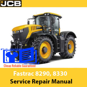 Repair manual for JCB tractor, detailing maintenance and troubleshooting procedures