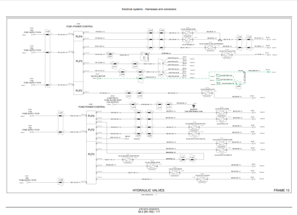 FR450 FR500 FR600 FR700 FR850 new holland diagram