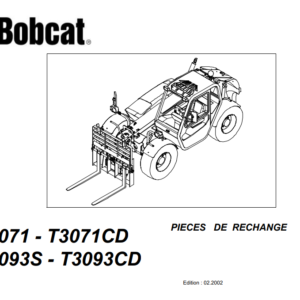 Bobcat T3071-T3071CD, T3093S-T3093CD Parts Manual
