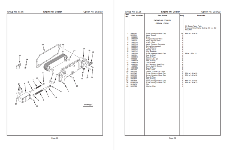 Cummins QST30-C1050 Engine Parts Manual