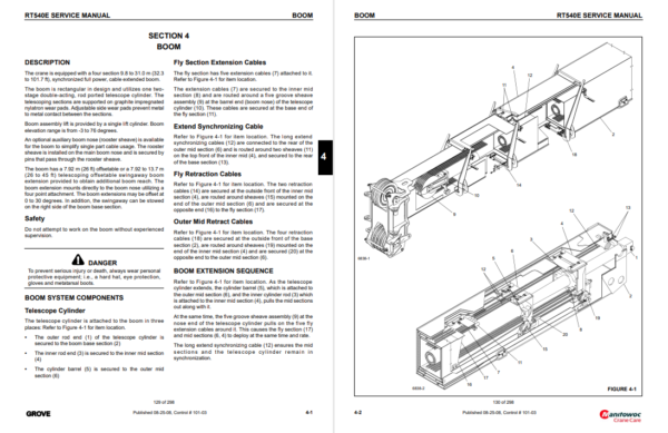 Grove RT540E Crane Service Repair Manual - Image 3