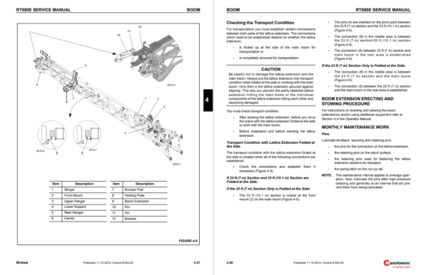 Grove RT880 Crane Service and Maintenance Manual - Image 5