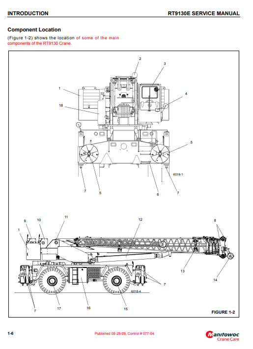 Grove RT9130E Crane Service Repair Manual