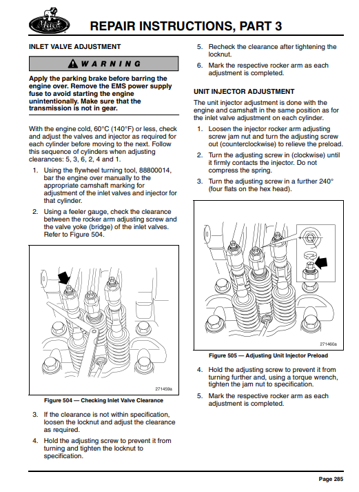 Mack MP8 Diesel Engine Service Repair Manual