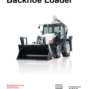Terex TLB890 Tier 4 Backhoe Loader Parts Manual
