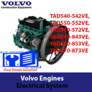 Volvo TAD540-542VE, TAD550-552VE, TAD570-572VE, TAD840-843VE, TAD850-853VE, TAD870-873VE Electrical System