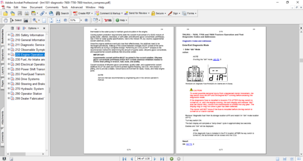 John Deere 7600, 7700, 7800 Tractor Technical Manual (Diagnostic and Test) - Image 3