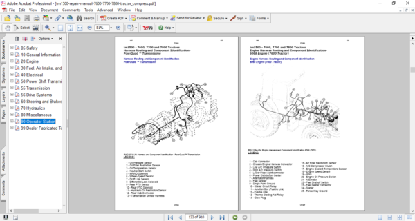 John Deere 7600, 7700, 7800 Tractor Technical Repair Manual - Image 5