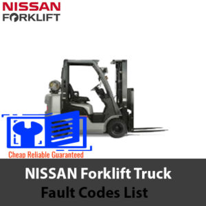 NISSAN Forklift Truck Fault Codes List