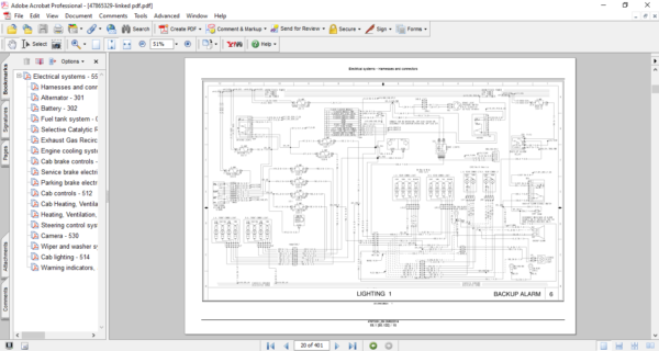 NEW HOLLAND W190C , W230C Wheel Loader Service Repair Manual (ELECTRICAL SYSTEMS) - Image 3