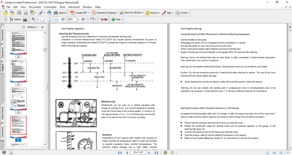 Hyundai Motor Grader HG130, HL170 Engine Operation and Maintenance Manual (B Series Engines) - Image 3