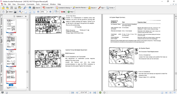 Hyundai Motor Grader HG130, HL170 Engine Operation and Maintenance Manual (B Series Engines) - Image 4