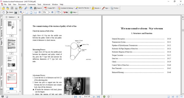 Hyundai Motor Grader HG170 Installation and Maintenance Manual - Image 3