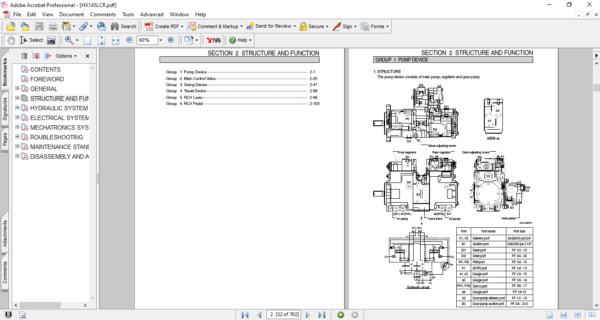 Hyundai HX145 LCR Excavator Service Repair Manual - Image 3