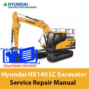 Service Repair Manual for Hyundai HX145 LCR Excavator, showcasing detailed diagrams and instructions for effective repairs