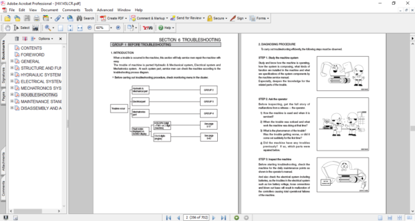 Hyundai HX145 LCR Excavator Service Repair Manual - Image 6