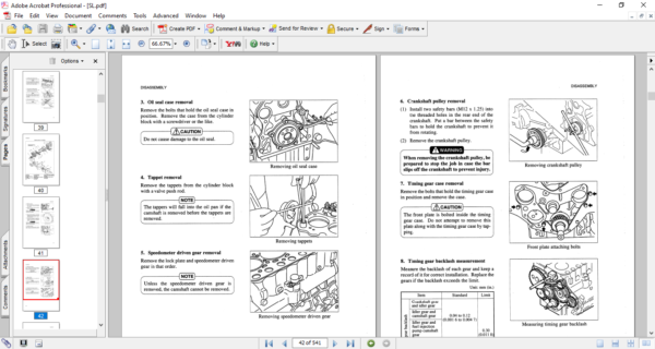 Mitsubishi S3L, S3L2, S4L, S4L2 Engines Service Repair Manual - Image 3