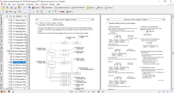 Tadano Crane GR-750XL-2 Service Manual  [ Circuit Diagrams and data ] - Image 4