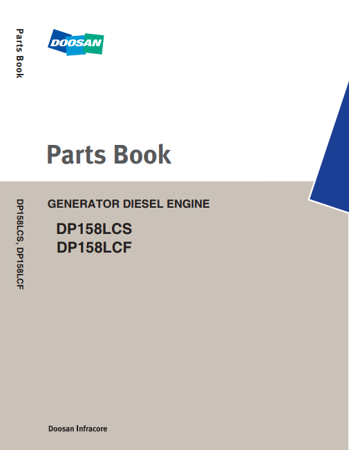 Doosan DP158LCS, DP158LCF Engine Parts Manual