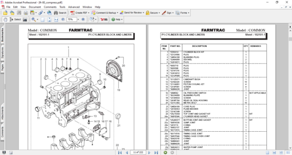 farmtrac tractor parts