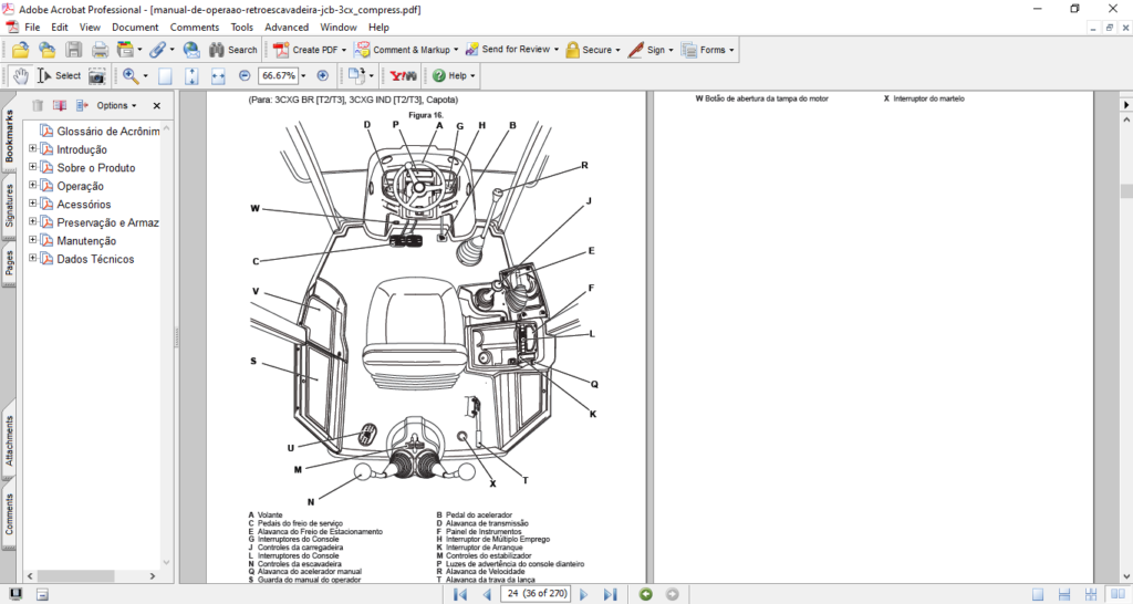 JCB 3CX Backhoe Loader Operator's Manual