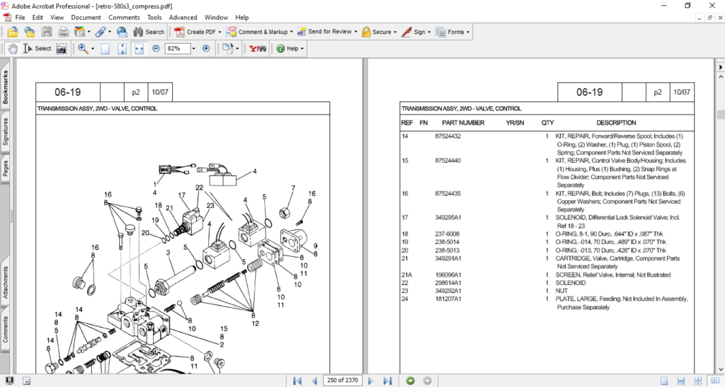 Case 580M Series 3 Backhoe Loader Parts Catalog