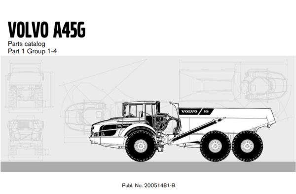 Volvo A45G Dump Truck Parts Catalog - Image 2