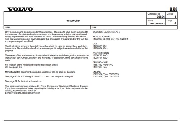 volvo bl70b service manual