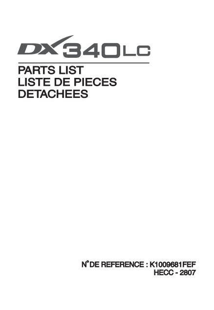 doosan dx340lc parts manual 1