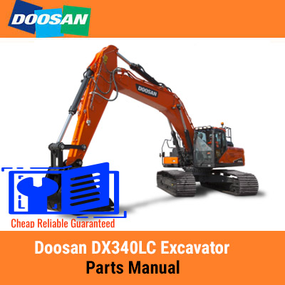 Doosan DX340LC Excavator Parts Manual