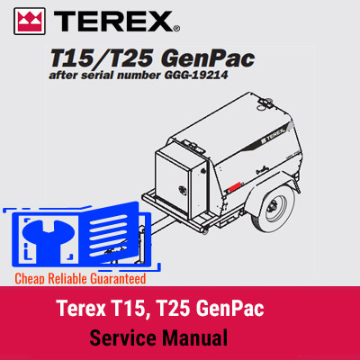 Terex T15, T25 GenPac Service Manual