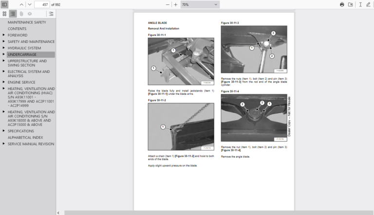 Bobcat E35 Compact Excavator Service Repair Manual