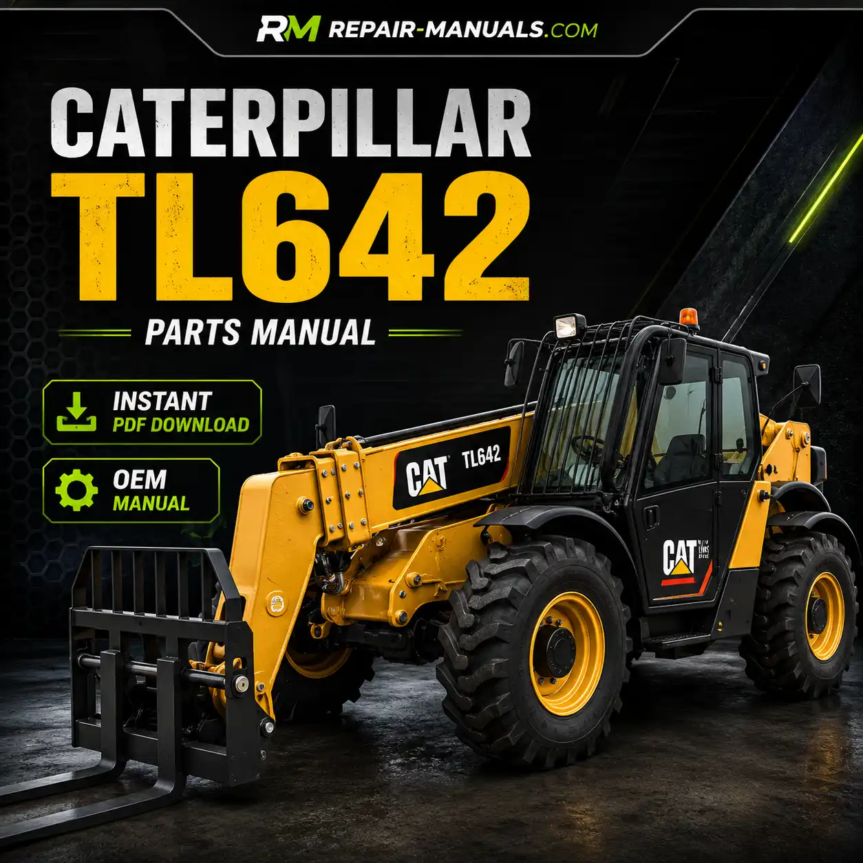 Caterpillar TL642 Parts Manual PDF Download