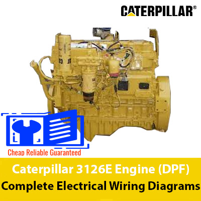 Caterpillar 3126E Engine (DPF) Complete Electrical Wiring Diagrams