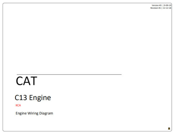 caterpillar c13 engine manual