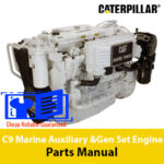 Caterpillar C9 Marine Auxiliary and Gen Set Engine Parts Manual