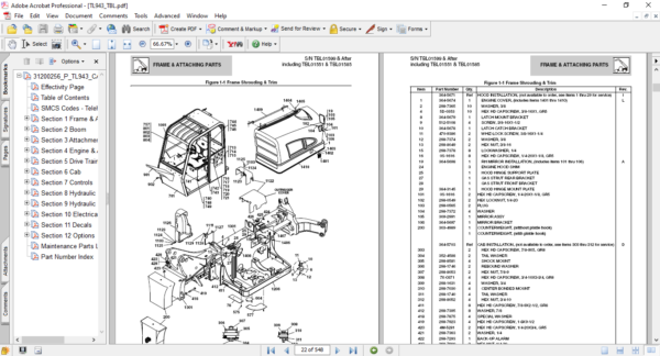 Caterpillar TL943 Telehandler Parts Manual - Image 3