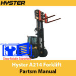 Hyster A214 Forklift Parts Manual