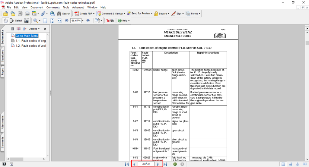 mercedes-benz-engine-fault-codes