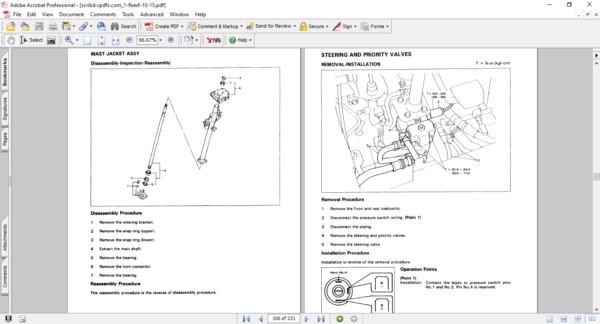 Toyota BT Forklift FBESF 10-15 Service Repair Manual - Image 3