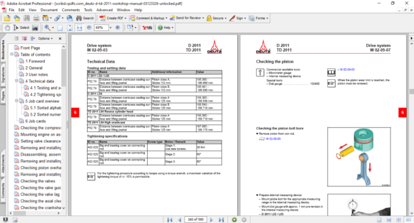 Deutz D2011, DT2011 Engines Workshop Repair Manual - Image 3