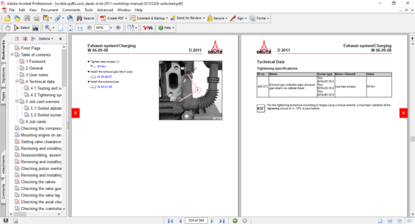 Deutz D2011, DT2011 Engines Workshop Repair Manual - Image 4