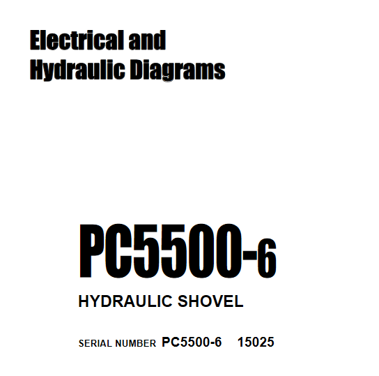 komatsu pc5500 6 electrical diagram