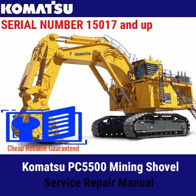 Komatsu PC5500 Mining Shovel Service Repair Manual