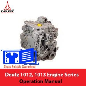 Deutz 1012, 1013 Engine Series Operation Manual pdf download