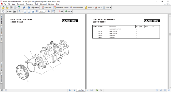 FG WILSON 26 KVA - 200 KVA Diesel Generator Spare Parts Catalogue